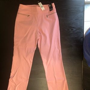 Women’s light pink XS straight leg pull on pants New York & Co. never worn NWT